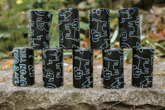 Compostable Poop Bags - 40 Rolls (600 Bags)